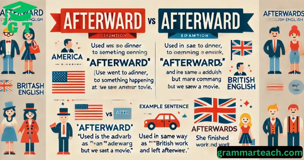 afterward vs afterwards