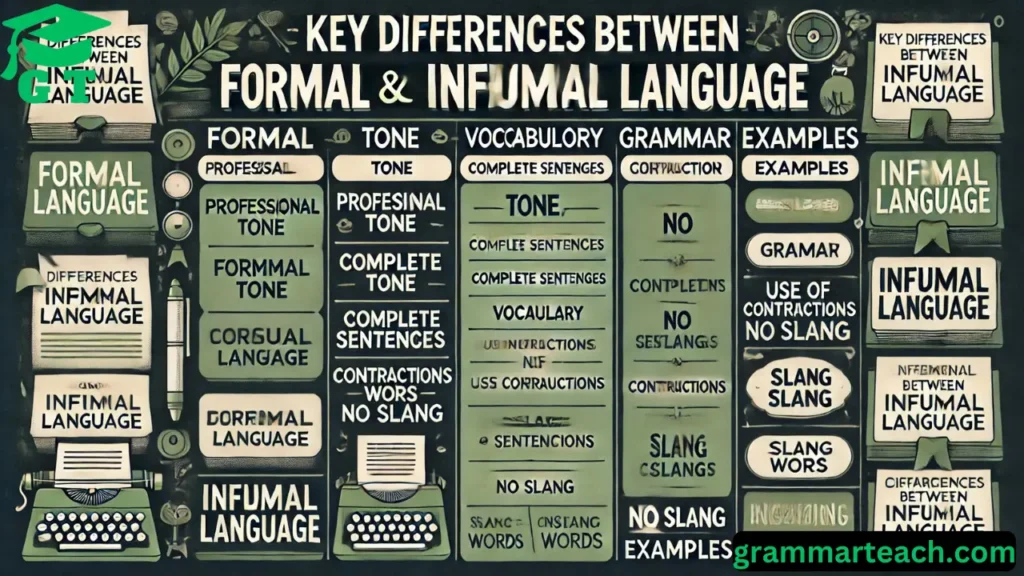 formal vs informal