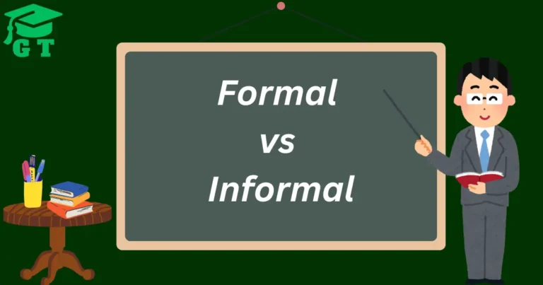 formal vs informal