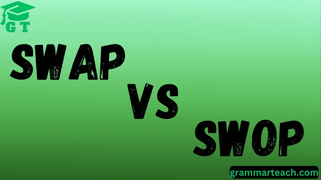 swap or swop