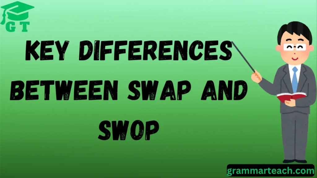 swap or swop