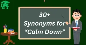 synonyms for calm down