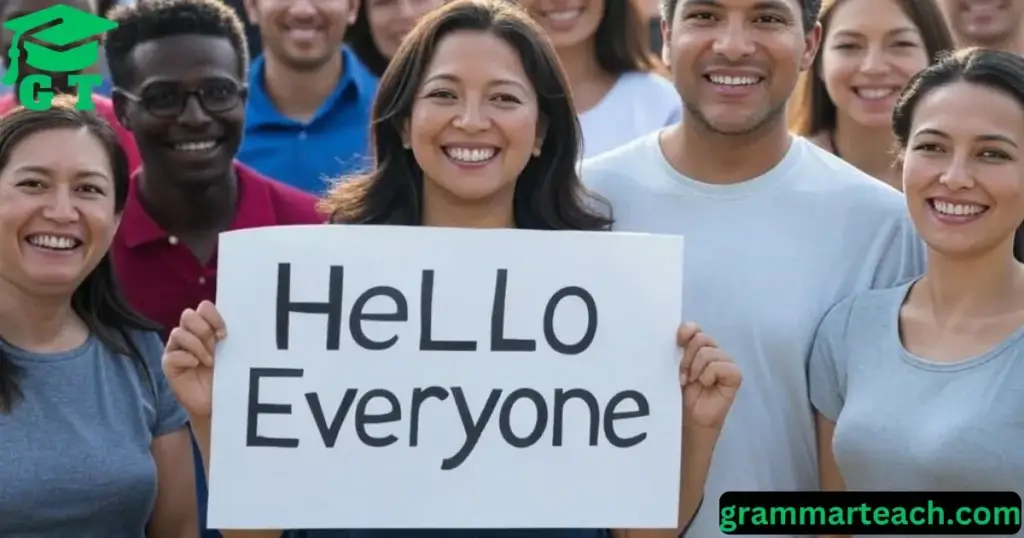 synonyms for hello everyone