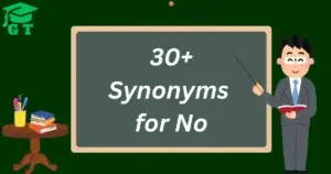 synonyms for no
