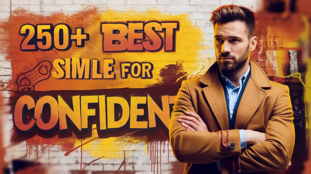 Best Similes for Confident
