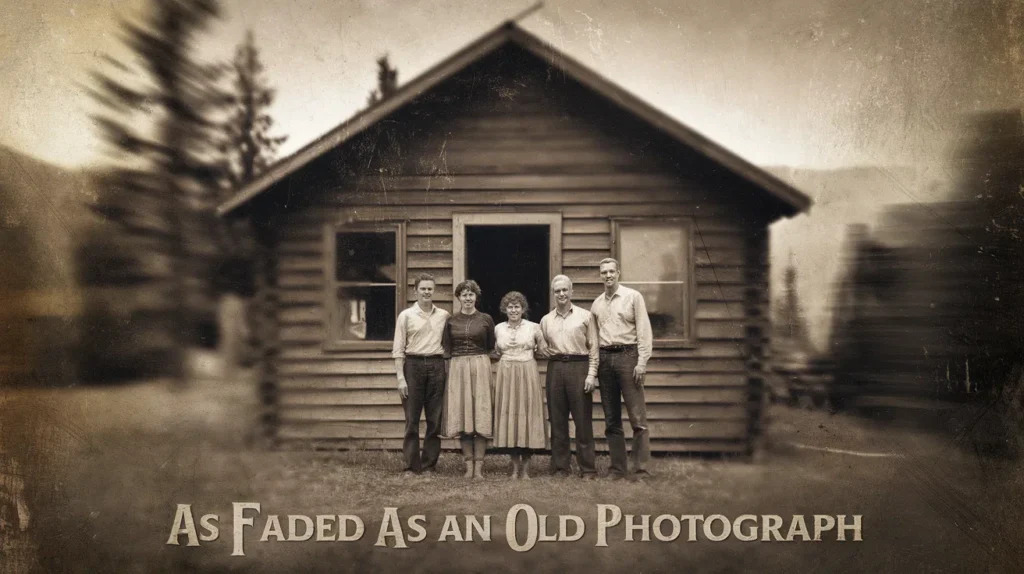 As faded as an old photograph