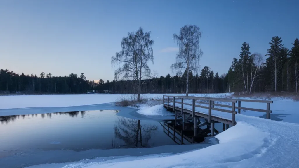As silent as snowfall at midnight