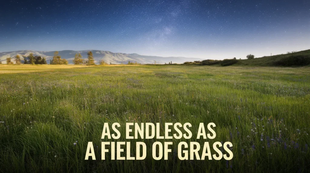 As Endless as a Field of Grass
