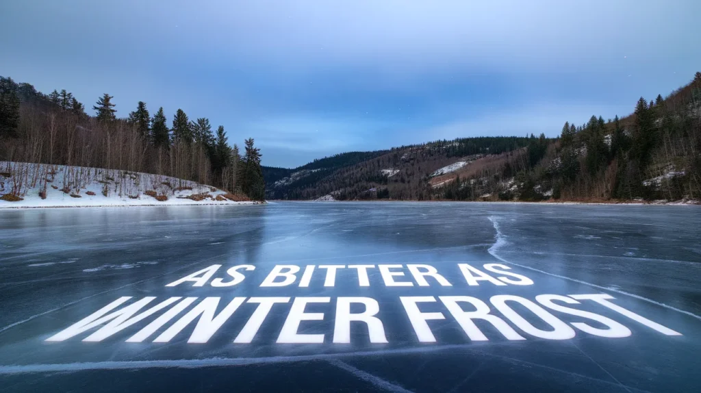 As Bitter as Winter Frost