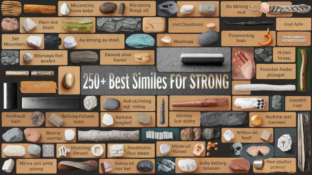 Best Similes for Strong