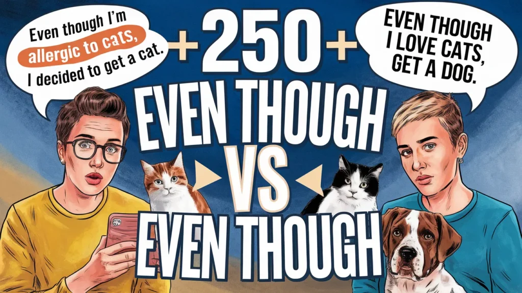 Eventhough vs Even Though