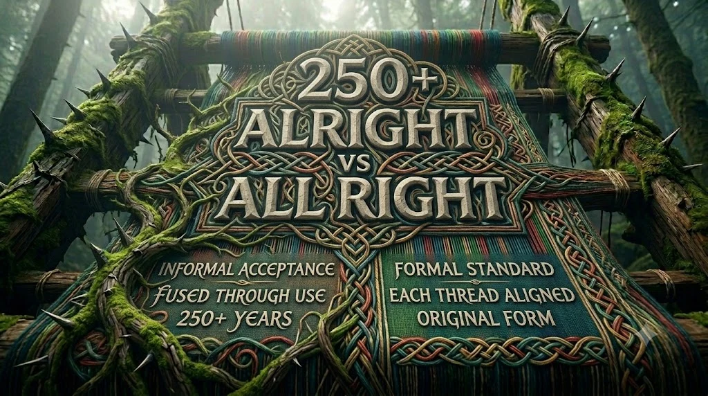 Alright vs All Right