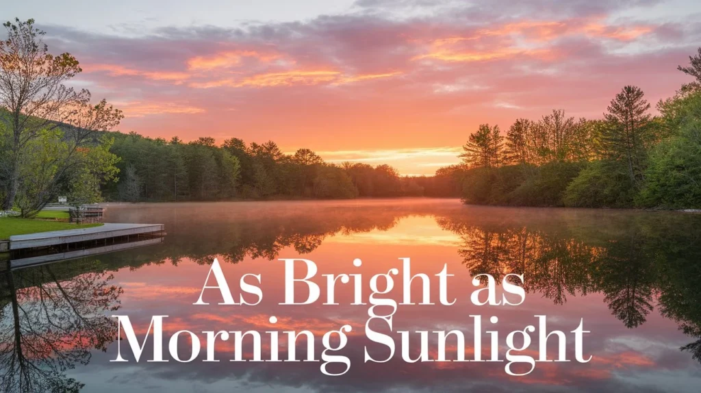 As Bright as Morning Sunlight