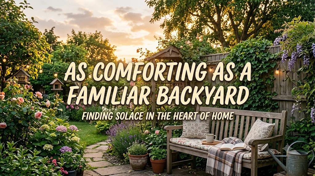 As comforting as a familiar backyard