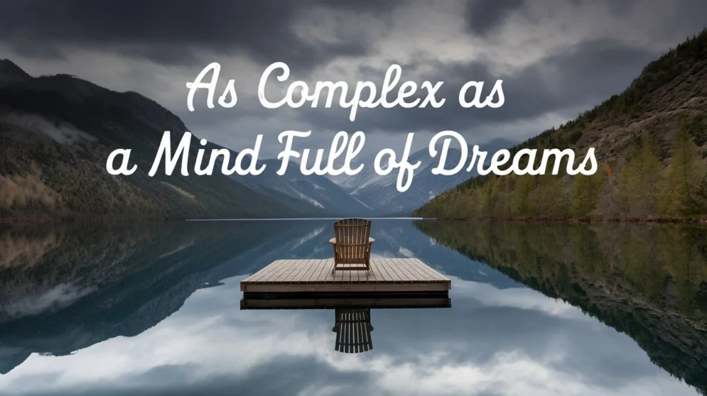 As Complex as a Mind Full of Dreams
