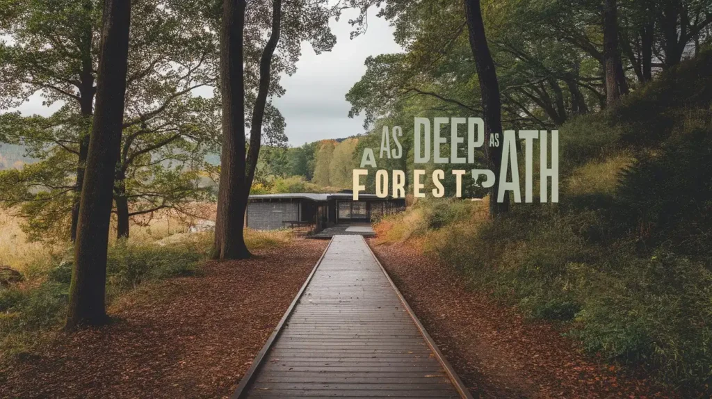 As Deep as a Forest Path