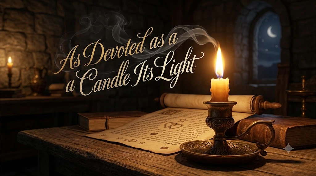 As Devoted as a Candle to Its Light