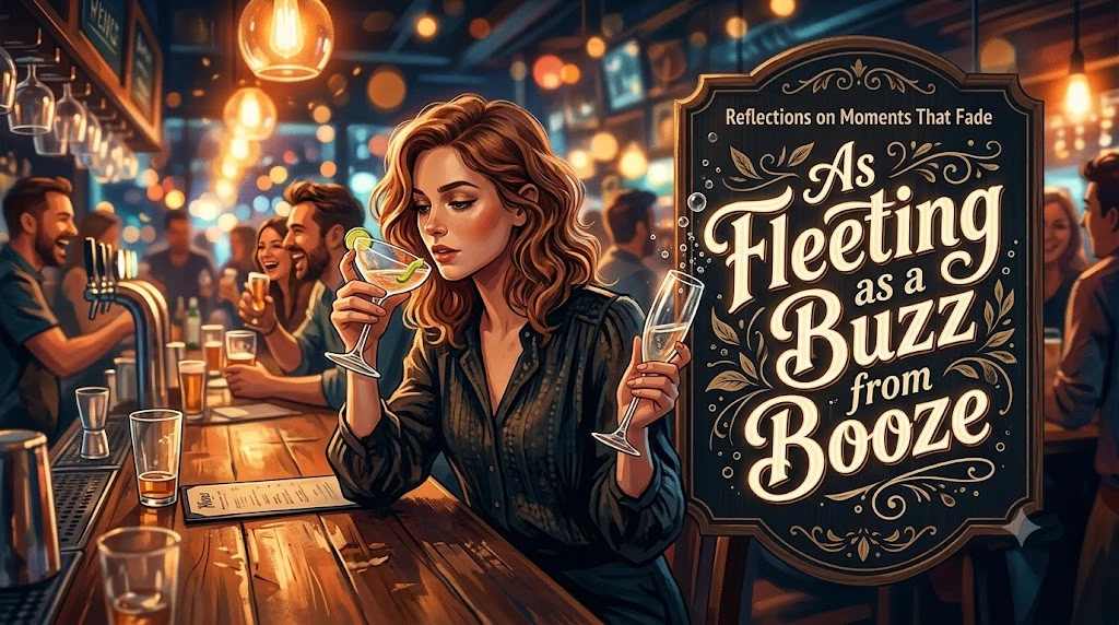 As fleeting as a buzz from booze