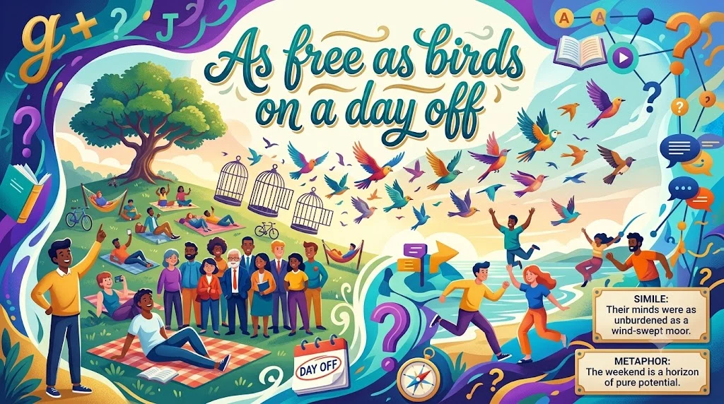 As free as birds on a day off