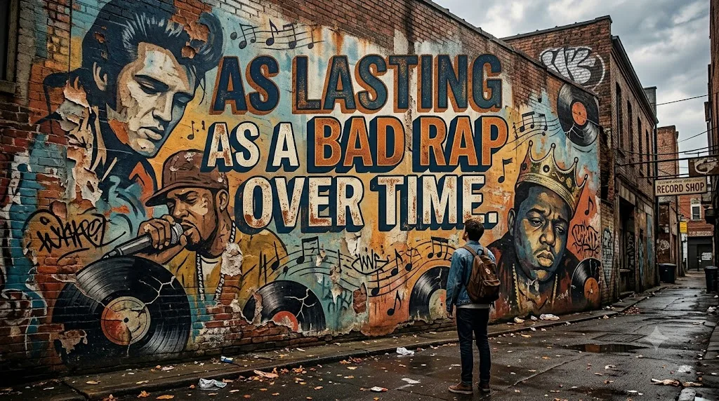 As lasting as a bad rap over time