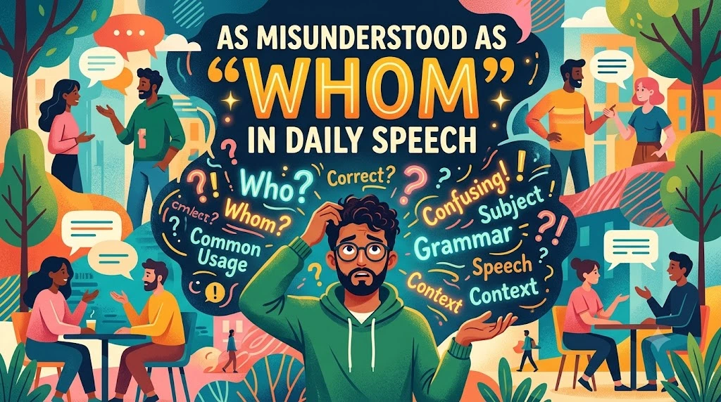 As Misunderstood as “Whom” in Daily Speech