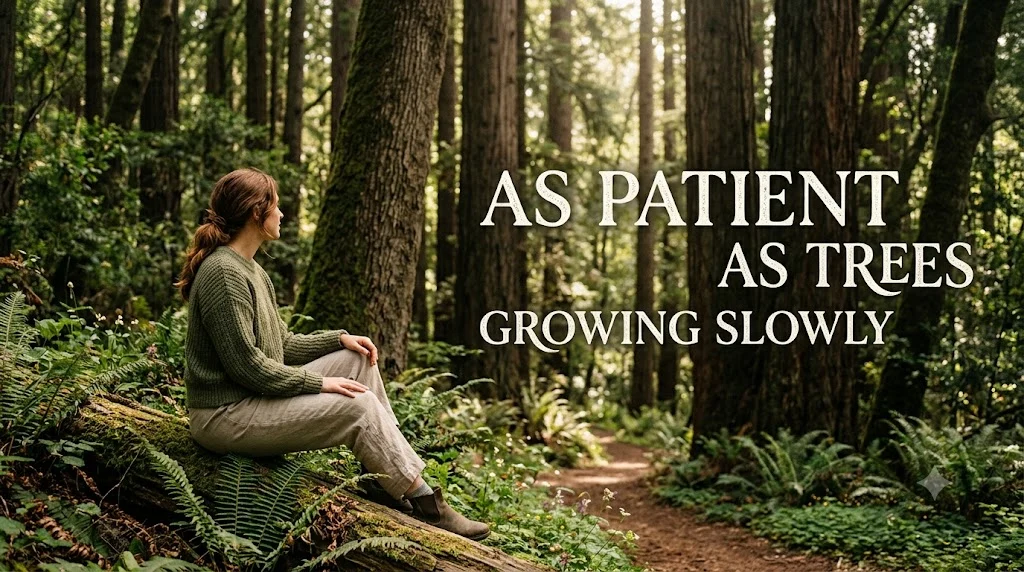 As Patient as Trees Growing Slowly
