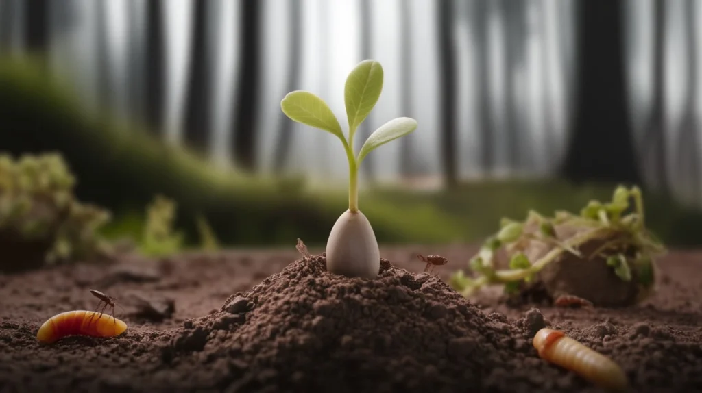 As quick as a seed taking root