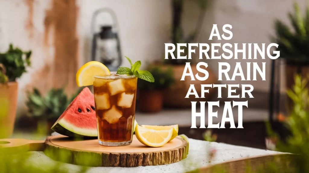 As Refreshing as Rain After Heat