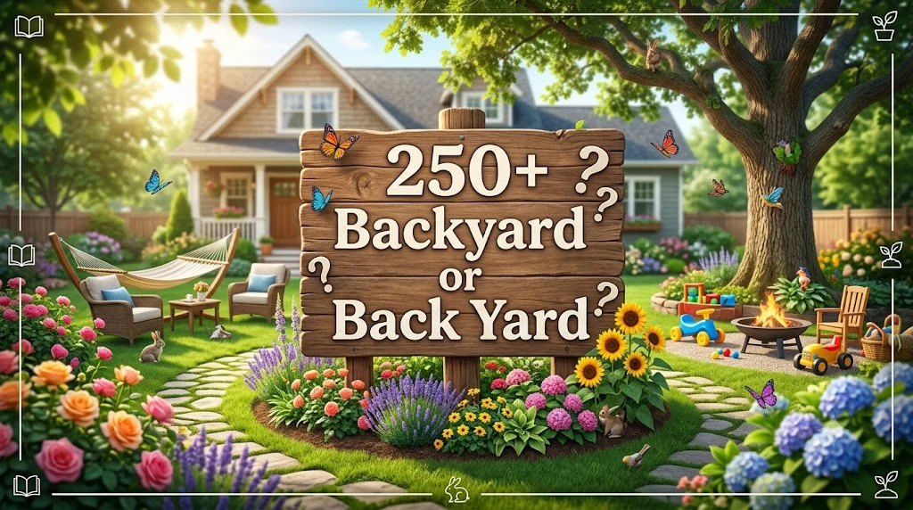 Backyard or Back Yard