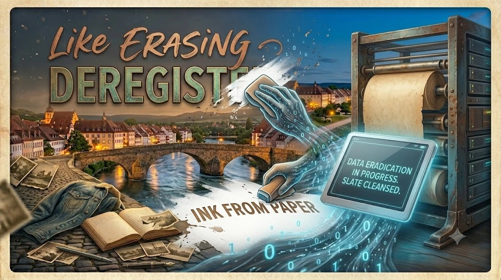 Deregister Like Erasing Ink from Paper
