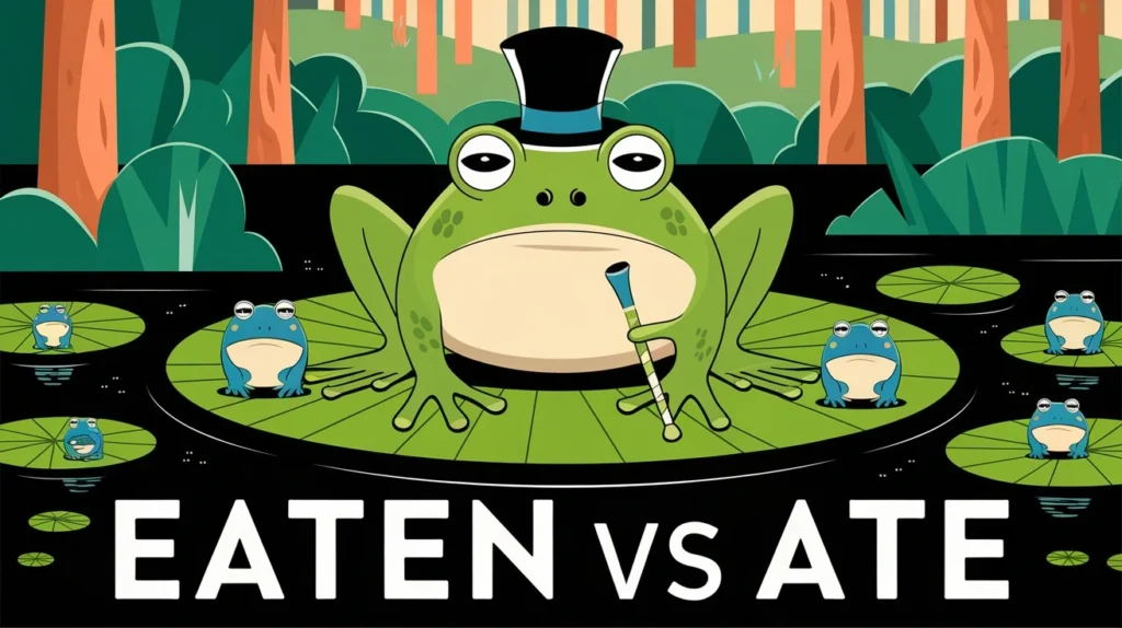 Eaten vs Ate