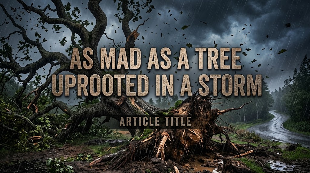 As Mad as a Tree Uprooted in a Storm