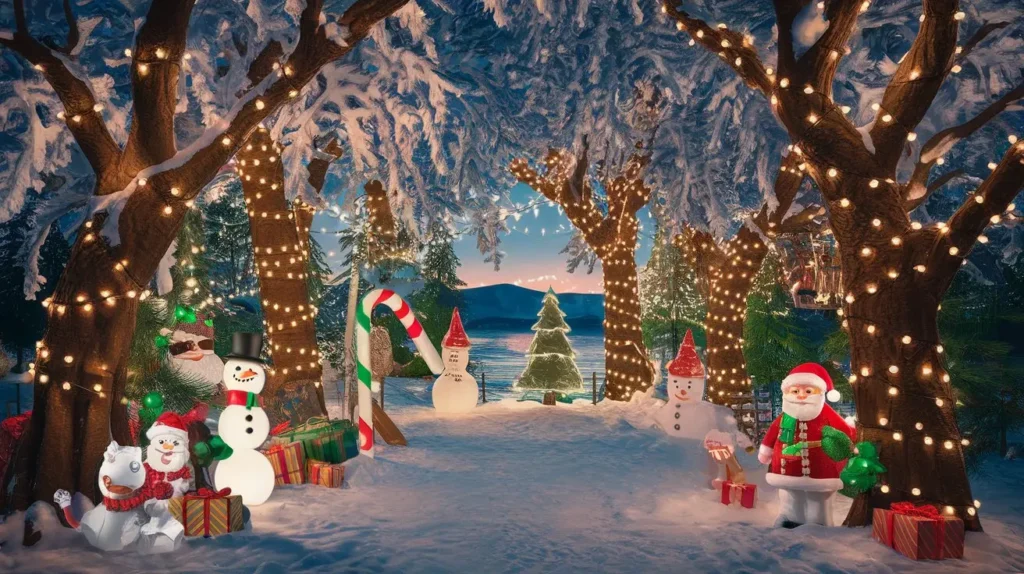 Happy Holidays Like a Forest Full of Life