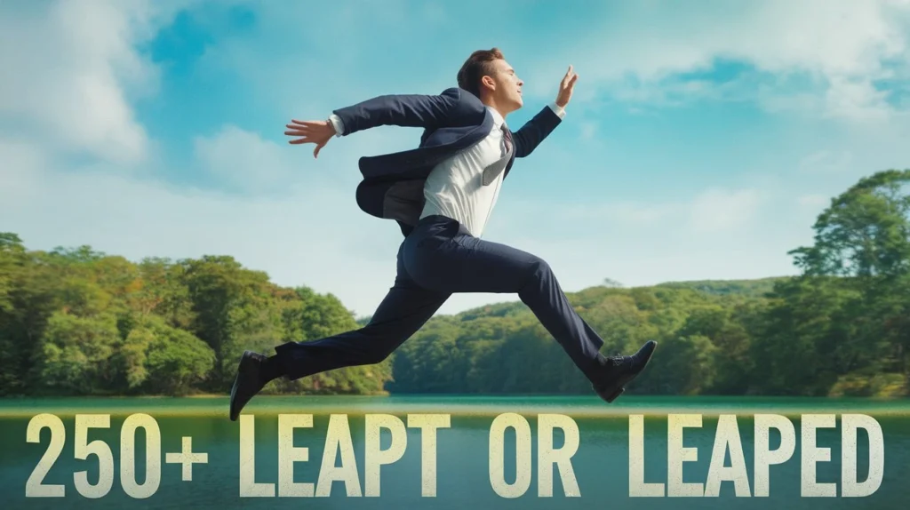 Leapt or Leaped