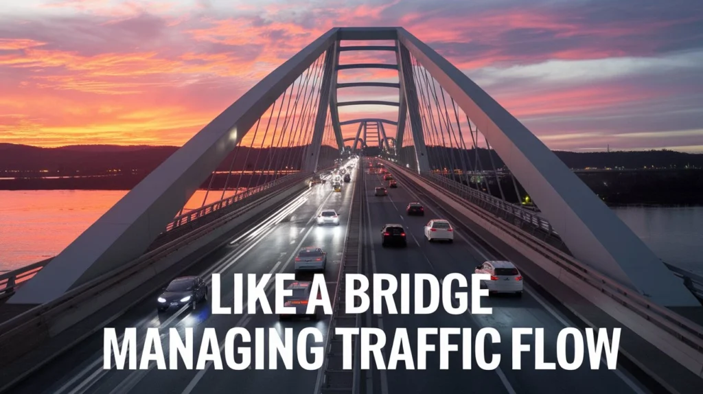 Like a Bridge Managing Traffic Flow
