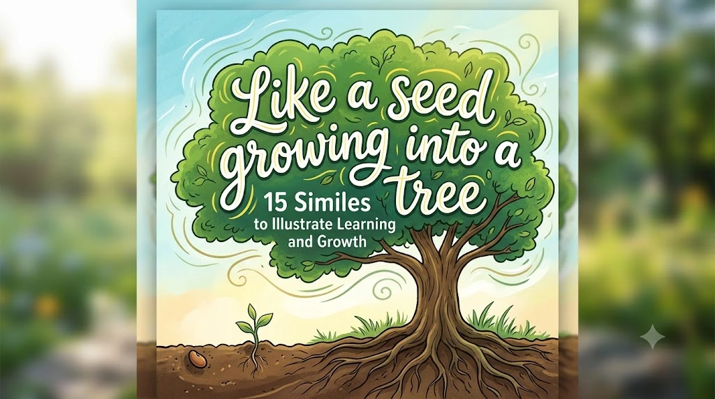 Like a seed growing into a tree
