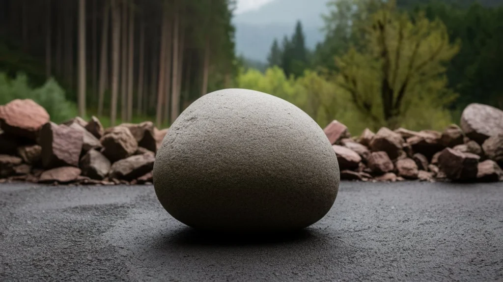 Like a single stone stopping a landslide