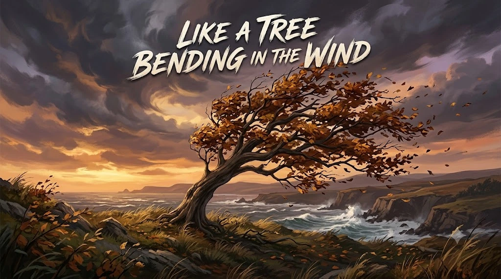 Like a tree bending in the wind