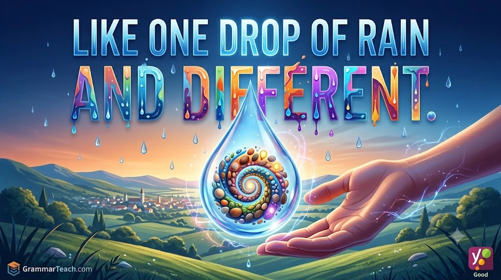 Like One Drop of Rain