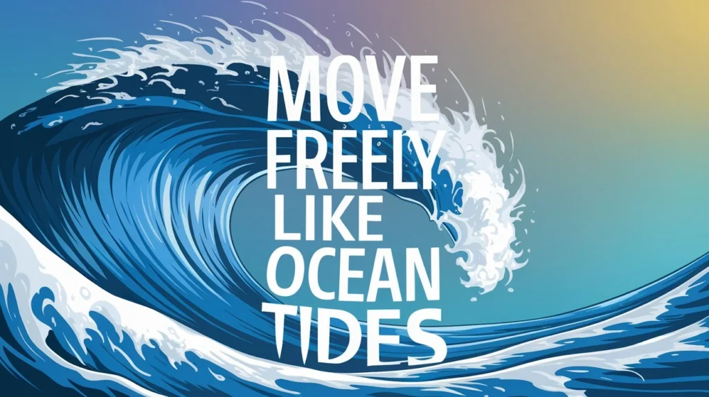 Move Freely Like Ocean Tides