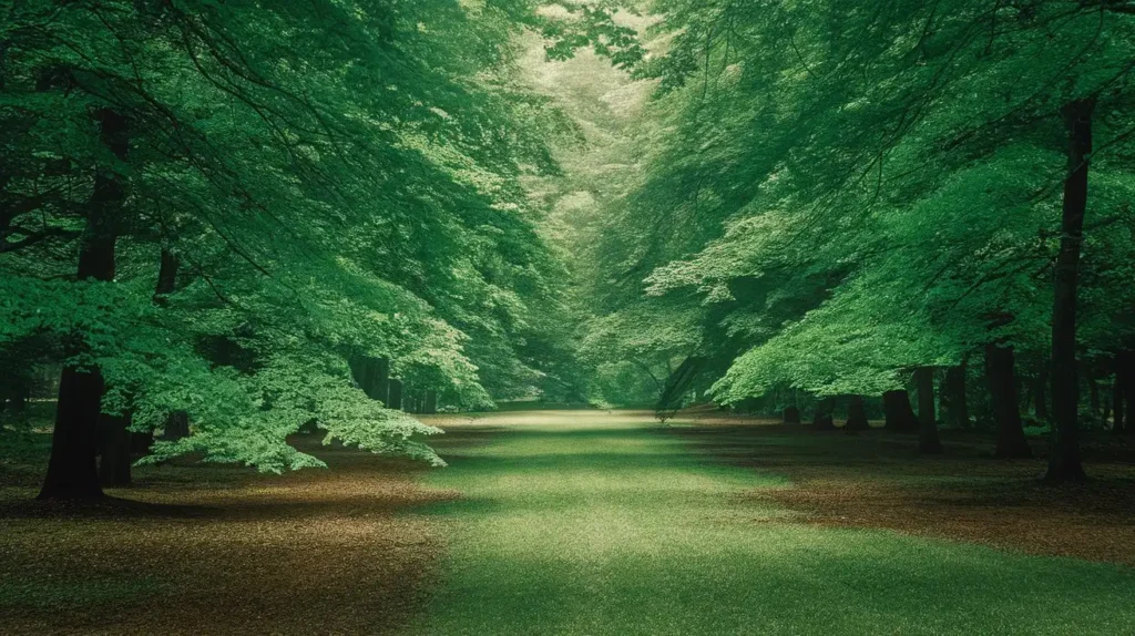 Peaceful as a forest after rain