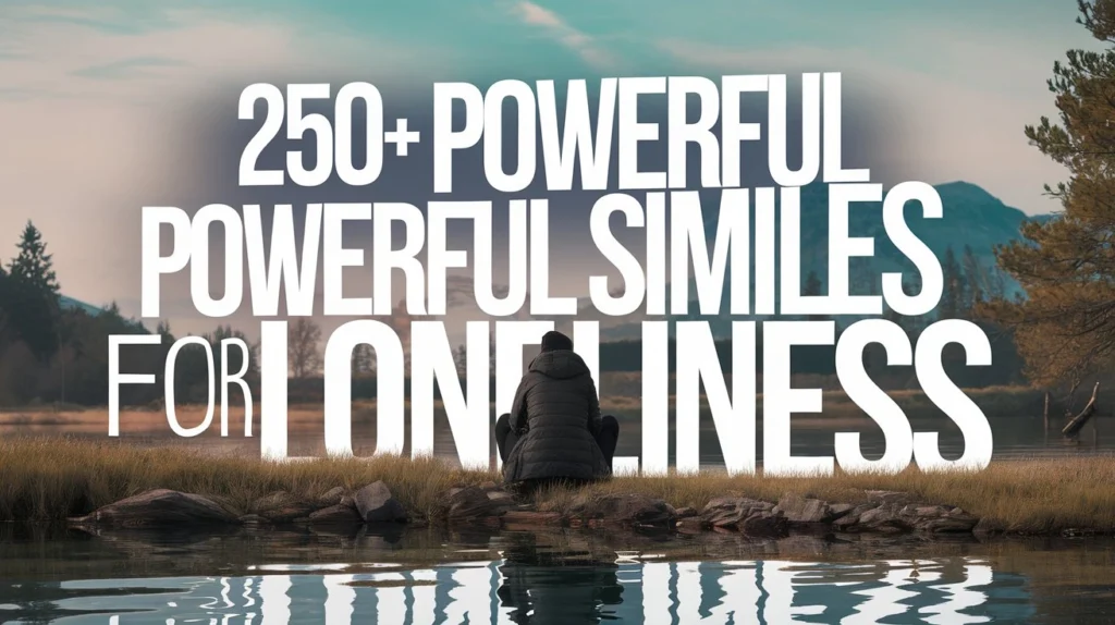Powerful Similes for Loneliness