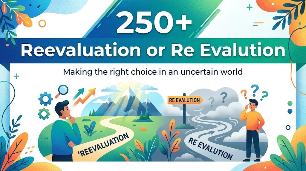 Reevaluation or Re Evalution