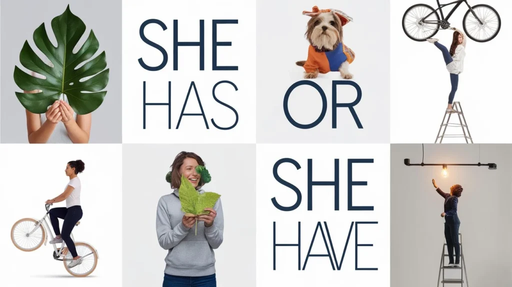 She Has or She Have