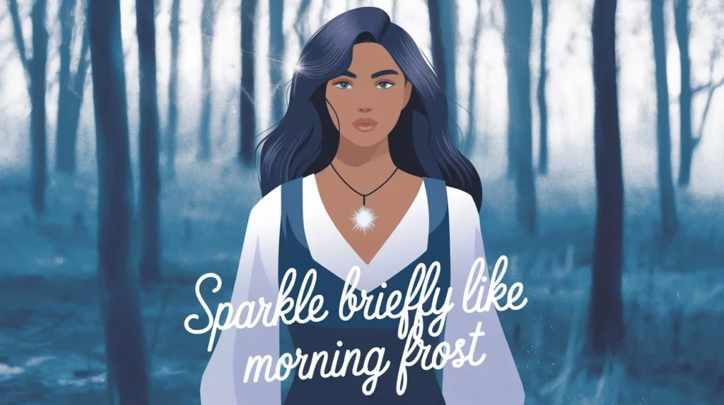 Sparkle Briefly Like Morning Frost