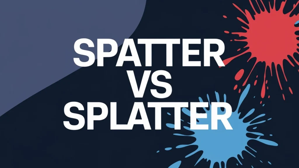 Spatter vs Splatter