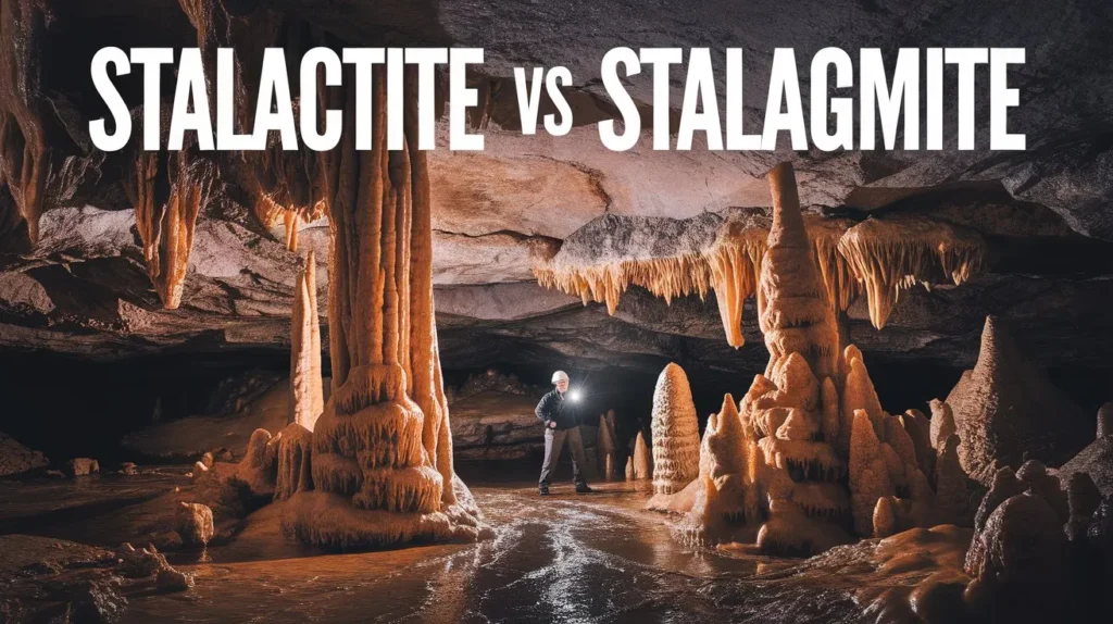Stalactite vs Stalagmite