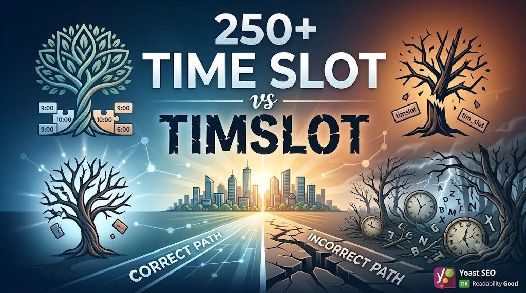 Time Slot vs Timslot