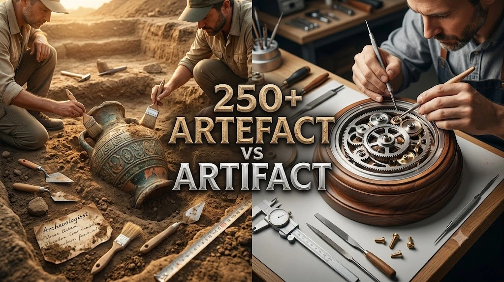 Artefact vs Artifact