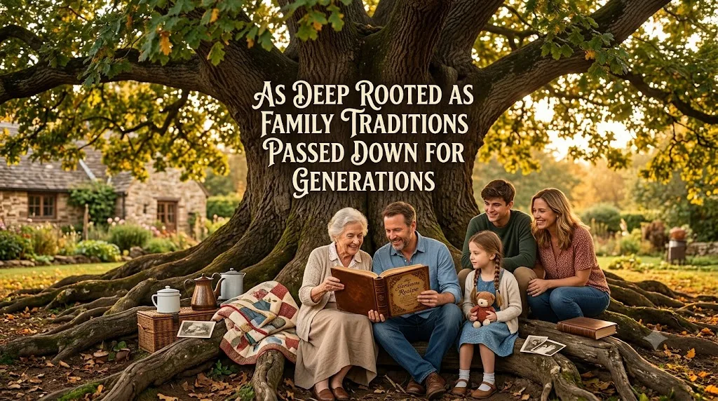 As Deep Rooted as Family Traditions Passed Down for Generations